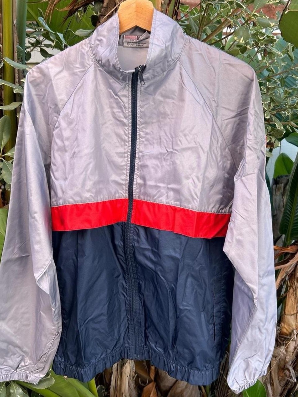 Vintage 1980s Wilson Ultra Tennis Colorblock Nylon Windbreaker Jacket Large